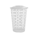 Cesta Diamantina 55LT con Tapa Blanco 07420BLANCO