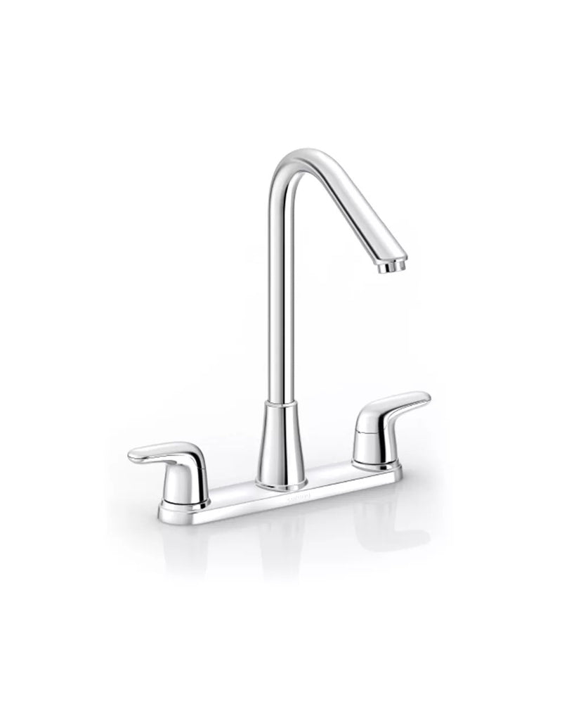 Subconjunto Grifería Lavaplat 8" Sobre Poner Palanca Aluvia X 3 Unidades AV5113331