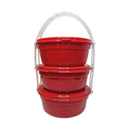 Portacomidas Redondo Setx3 Rojo 03682ROJO