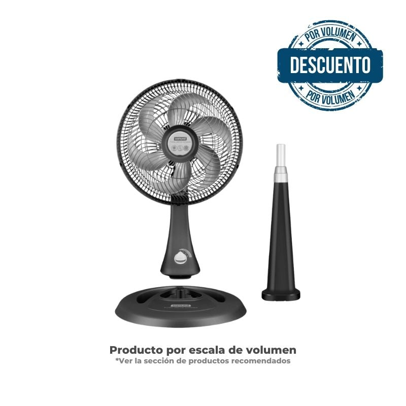 Ventilador Turbo Silence 2en1 Compact Negro VE7710I0