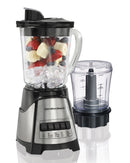 Licuadora Hamilton Beach 12 Velocidades + Picatodo 700W Negra 58149G