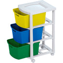 Cajonero Rattan 3 Gavetas Aventura 14004