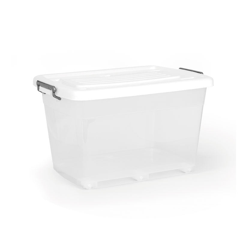 Caja Megautil Con Ruedas 65Lt Blanco