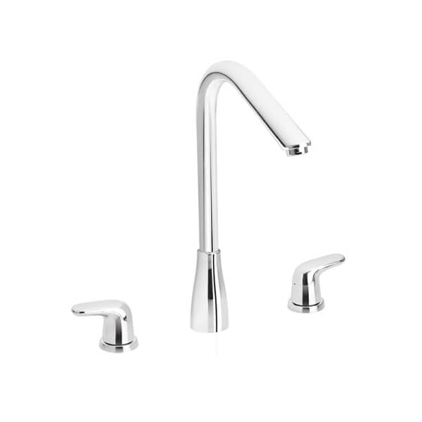 Conjunto Grifería Lavaplatos 8" Palanca Aluvia x 1 Unidad AV5050001