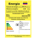 Aire Inverter Mabe 24000 BTU 220V Negro Espejo MMI24CDMCCC10