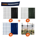 Combo Mallas Todo Terreno Negro, Verde y Azul + Malla Gallinero COMBOTODOTNGO-AZU+GALL