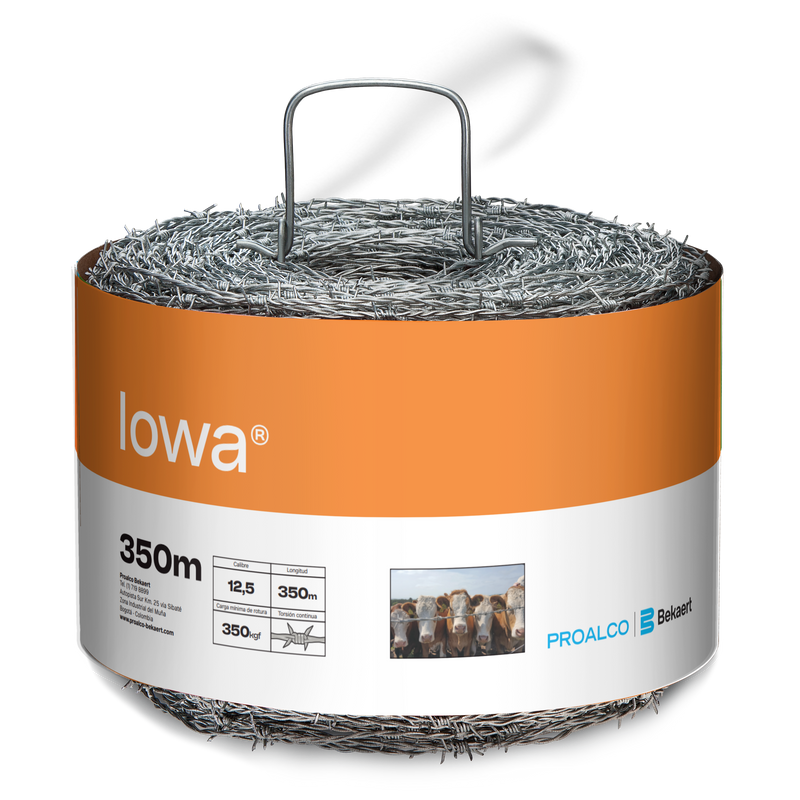 Púas IOWA calibre 12.5 X 350 mts -210245-259720