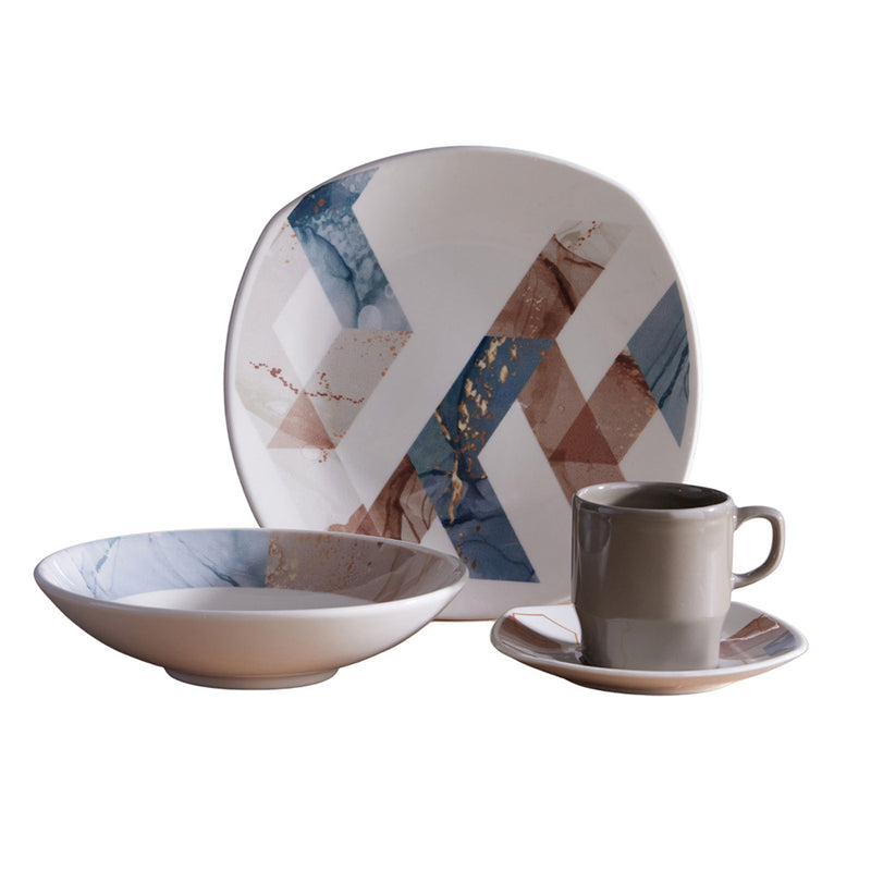 Vajilla Lois 4 Puestos 16 Piezas VL156H040116