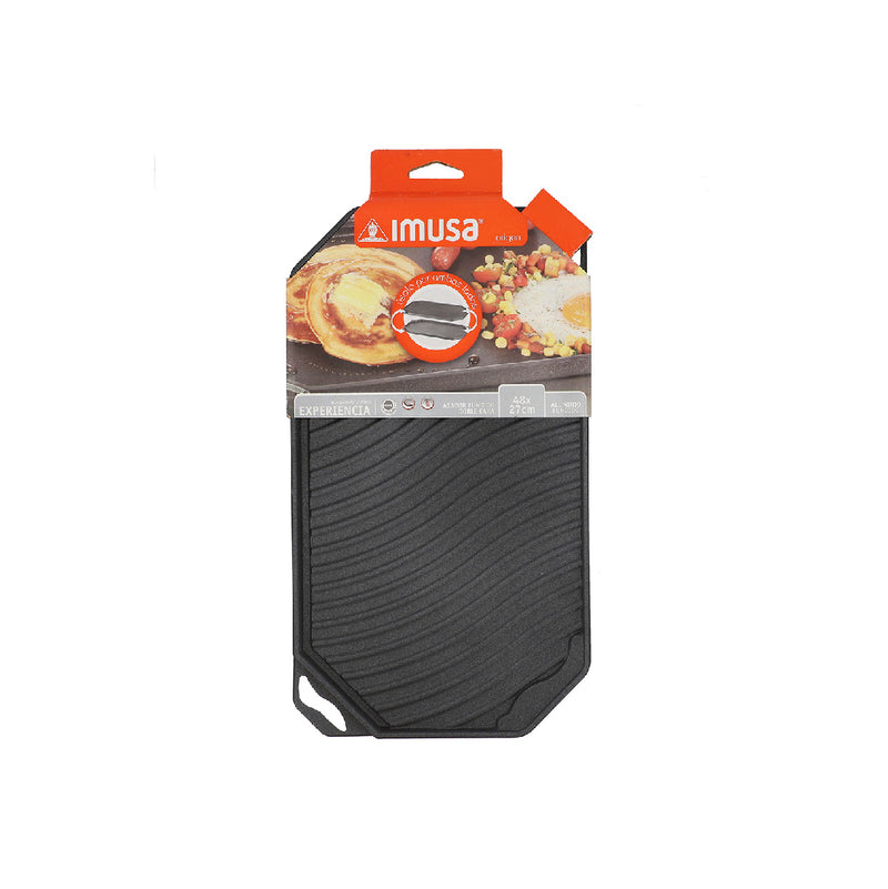 Plancha Antiadherente IMUSA Double Burner Aluminio Fundido