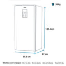 Nevera Frost Mabe 229Lt 1 Puerta Grafito RMU235NACG1