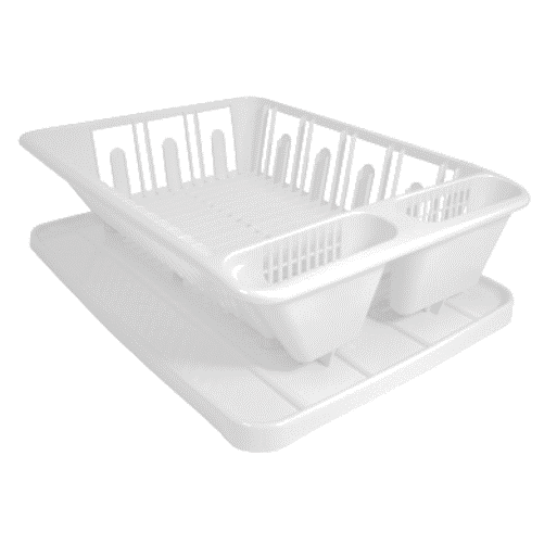 Set Escurridor De Platos Blanco 918