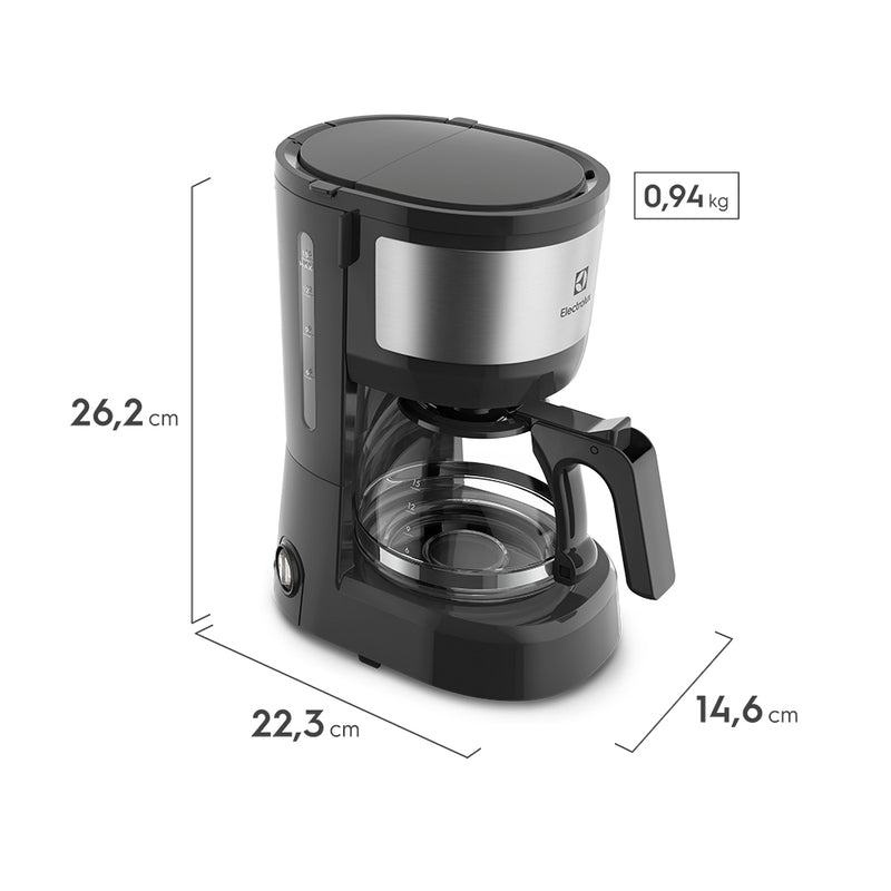 Cafetera Efficient 15 Tazas Negro ECM10