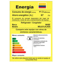 Nevecon Mabe de 631 Litros Black Glass MSL631LKLNG0