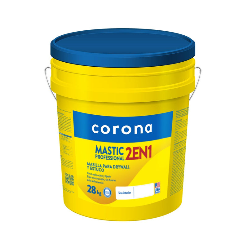 Mastic Profesional 2 en 1 Cuñete 28KG Blanco