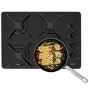 Cubierta para empotrar de Cristal 60 Cm NEGRO Gas Natural 9000732