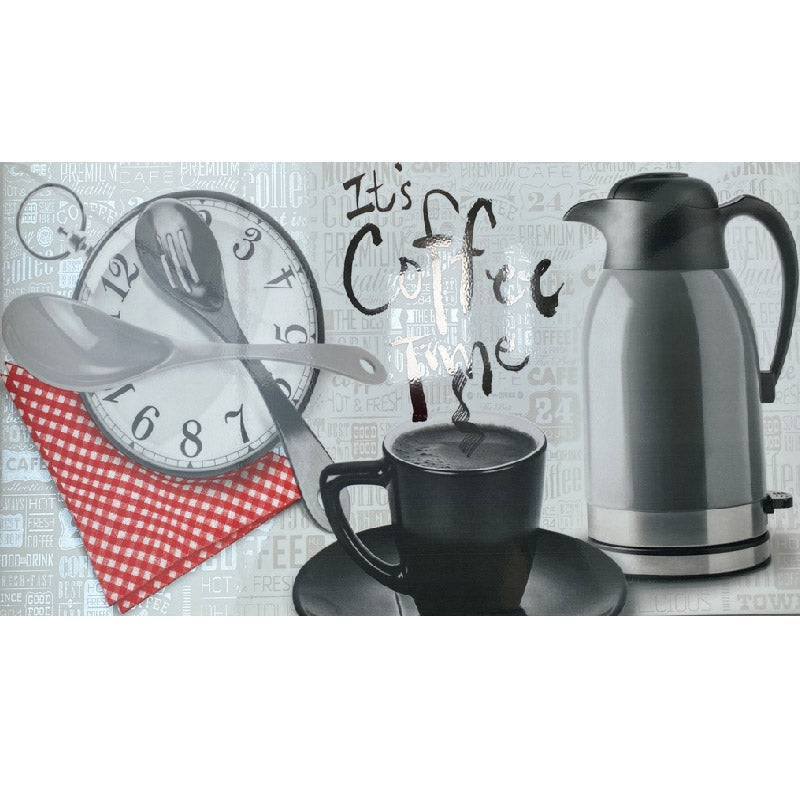 BASE DECO COFFEE TIME NEGRO  30x60 CMS