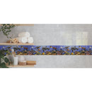 Listón Ubatuba Multicolor 15x45 cm Brillante Cara Única