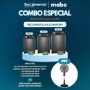 Combo Lavado Mabe Diamond Grey (16 a 20 kg) + Ventilador Comfort 2 en 1 Negro de Obsequio COMBO3LAV.COMFORT