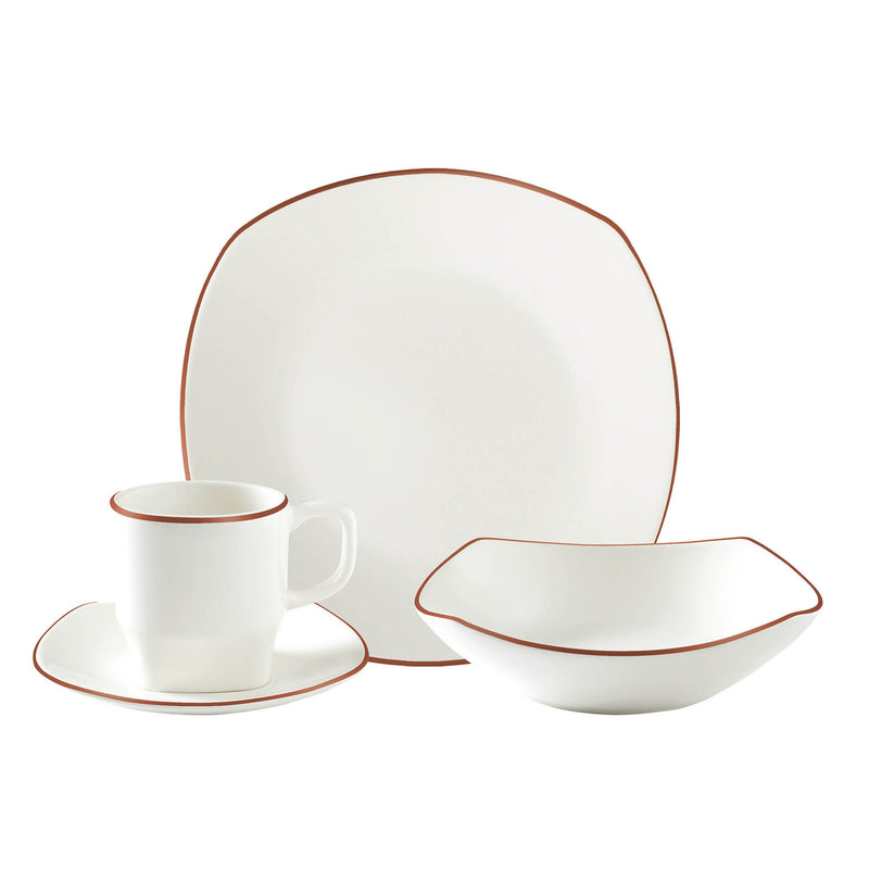 Vajilla 4 Puestos 16 Piezas Zurich VL1228040116