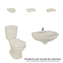 Combo Laguna 4.8 Litros Sin Pedestal Beige Grifería Cromada