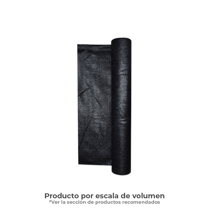 Tela Sombrio Raschel 35 de 8x100mt color negro PTRANSNN35-800X100