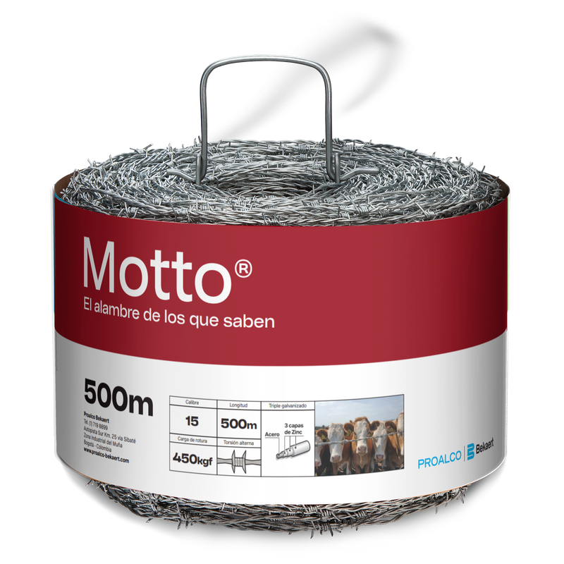 Púas Motto calibre  15 X 500 mts -210234-261428