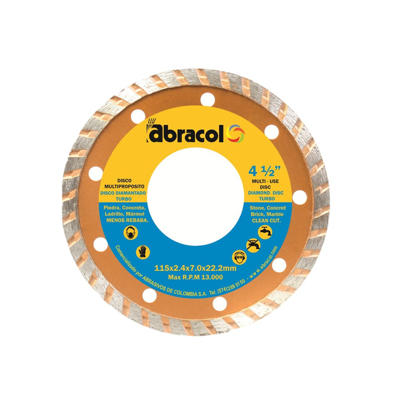 Disco Diamantado Turbo 4 1/2" SEDIDCH00049