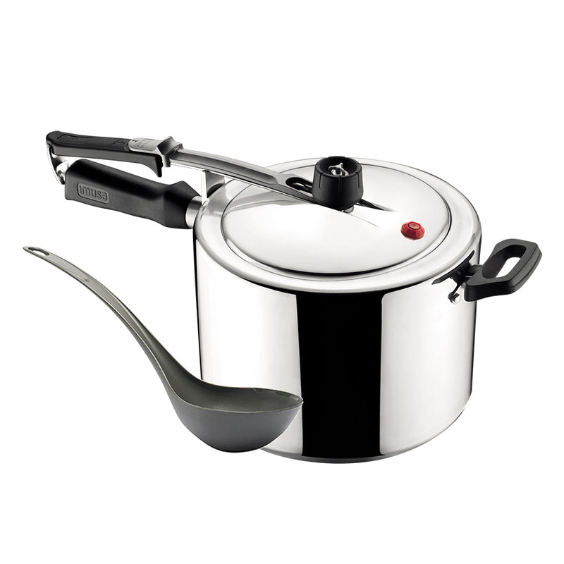 Olla a presión IMUSA Secury Control 6L + Cucharón 1557200