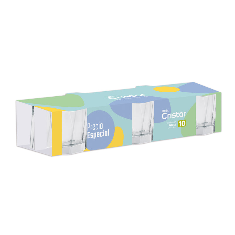 Vaso Mozart Rocks 4 Canastillas x 10 Unidades 0095CL10PR