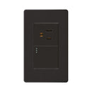 Toma + Interruptor Plus Negro ETI192