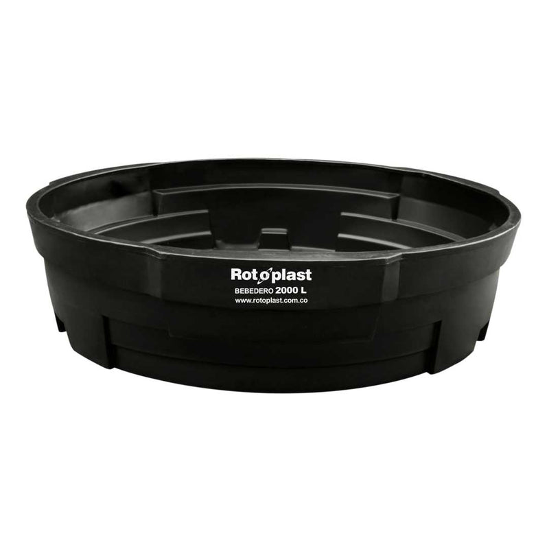 Bebedero 2000 Litros Sin Kit Color Negro AFAP02105A