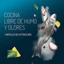 Campana De Pared mabe 60cm, de 110V Negro CM6035NV0