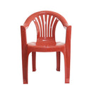 Silla Oasis Espaldar Lineal Rojo 070