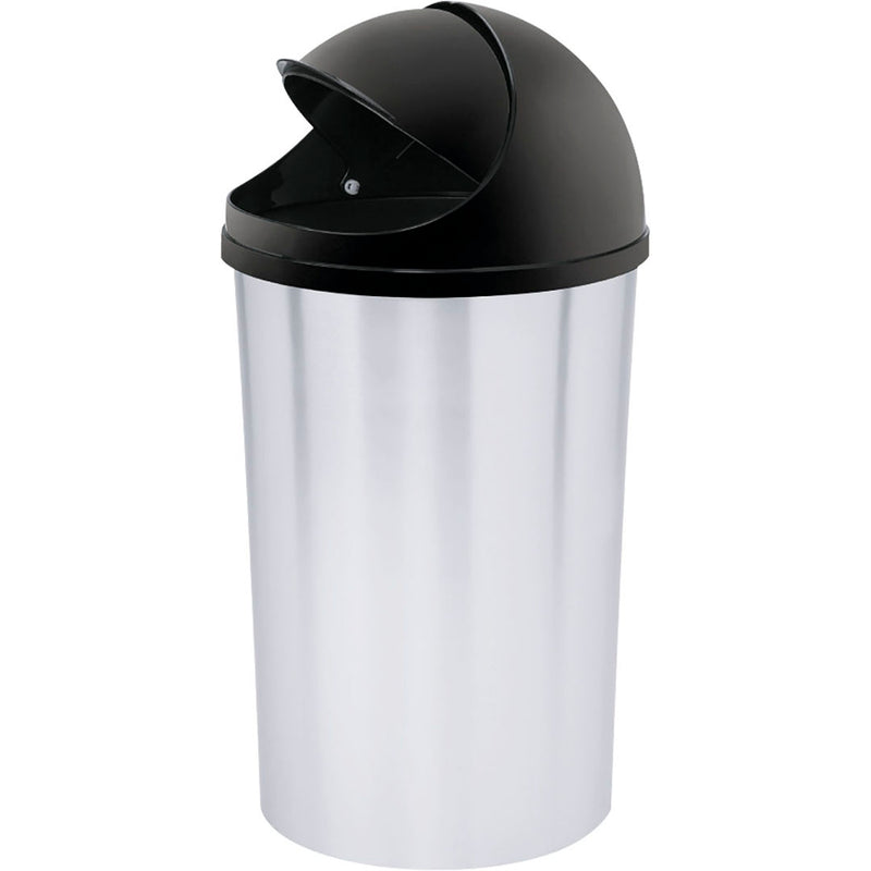 Papelera Tapa Móvil 5 Litros Metalizada 6926
