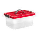 Caja Organizadora con Manija 10 L Roja 01522ROJO