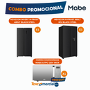 Combo Nevera Mabe 565L Black Steel + Nevera Mabe 480L Black Steel + Microondas Mabe de regalo COMBONEVECONES