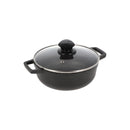 Caldero Antiadherente 24cm IMUSA Tapa de Vidrio 8043400