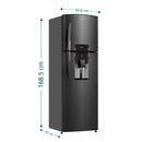 Nevera No Frost Mabe 267L Black Steel RMA267FXCC