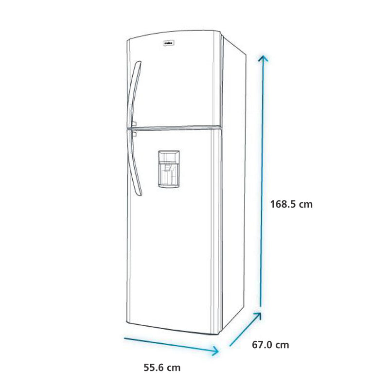 Nevera No Frost de 267 Litros Color Inox RMA267PYCU