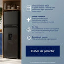 Nevera Electrolux No Frost Top Mount 239L Inverter Negro ERT25A3C6DC
