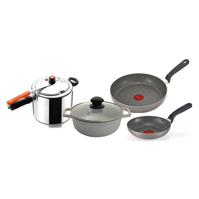Combo olla a presión de 7 Litros + Caldero de 20cm + Sartén de 18cm 1579100