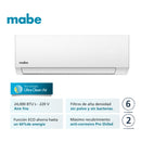 Aire Acondicionado Convencional Mabe 24000 BTU 220V Blanco MMT24CDBWCC32EC1