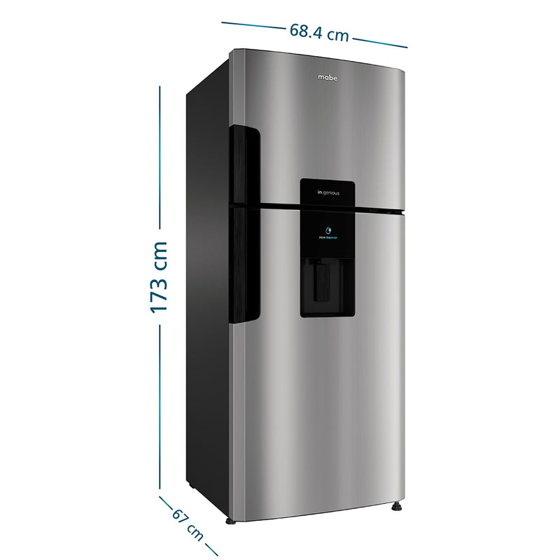Nevera No Frost Mabe 415LT Inox RMP415YCU