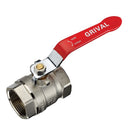 Válvula De Bola Metálica Palanca 3/4" Bolsa X 3 Unidades 797013331