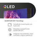Televisor Smart QLED 40" FHD con Roku TV Negro HYLED4028QR