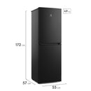 Nevera No Frost Electrolux 248 Lt Inverter Eurofrío Negra ERB25A3C5AB
