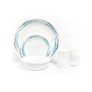 Vajilla Corelle 4 Puestos 16 Piezas Ocean Blues 1119403