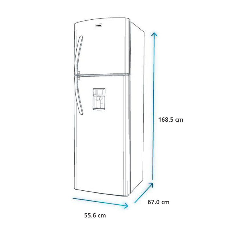 Nevera No Frost de 267 Litros Color Inox