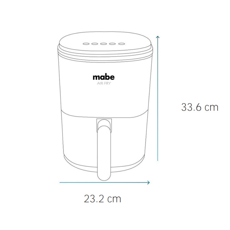 Freidora de Aire Mabe Negro de 110V