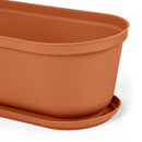 Matera Oval Rafia de 6, Cm Terracota 12998